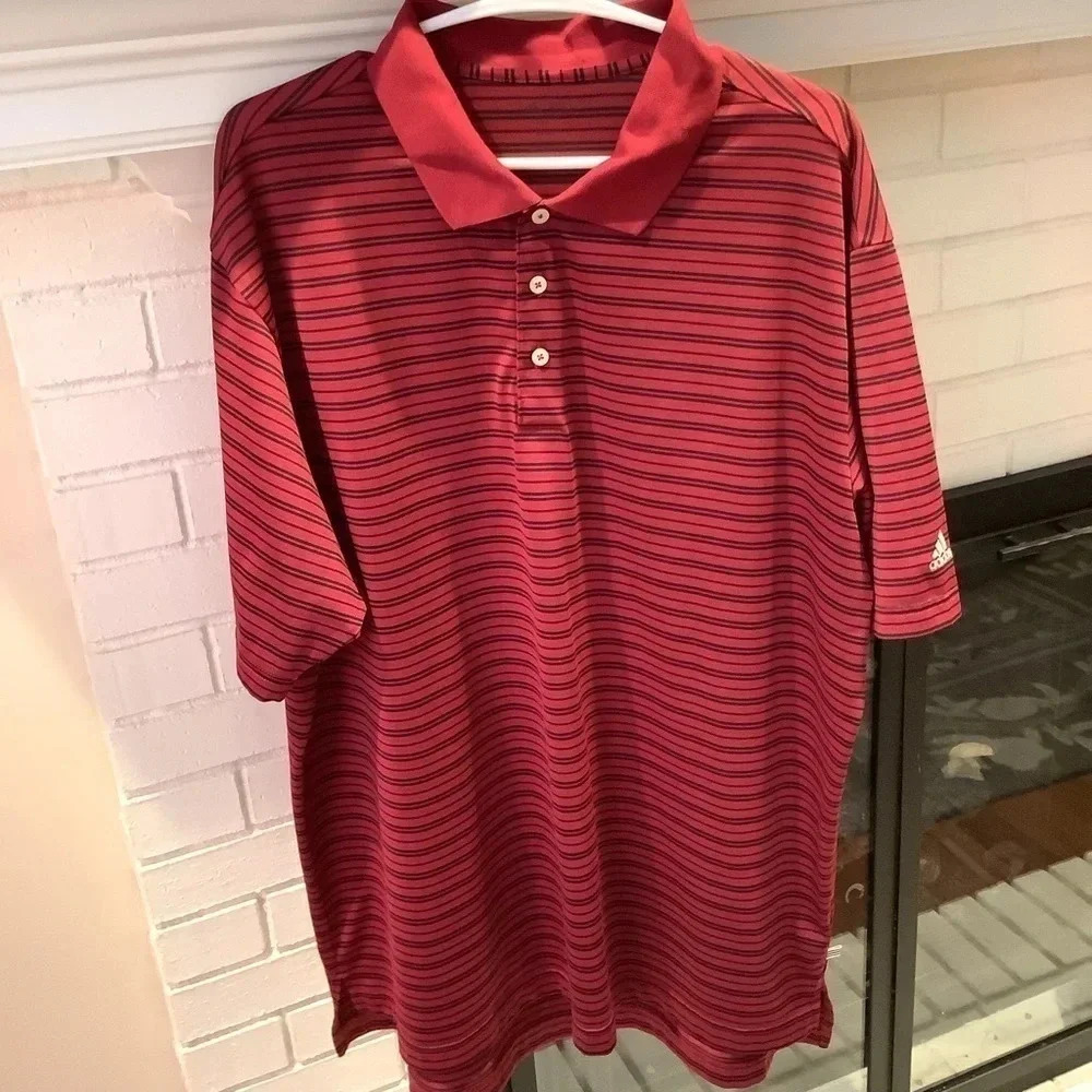 #156 Men’s Adidas Performance Dri Fit Polo Sz XL